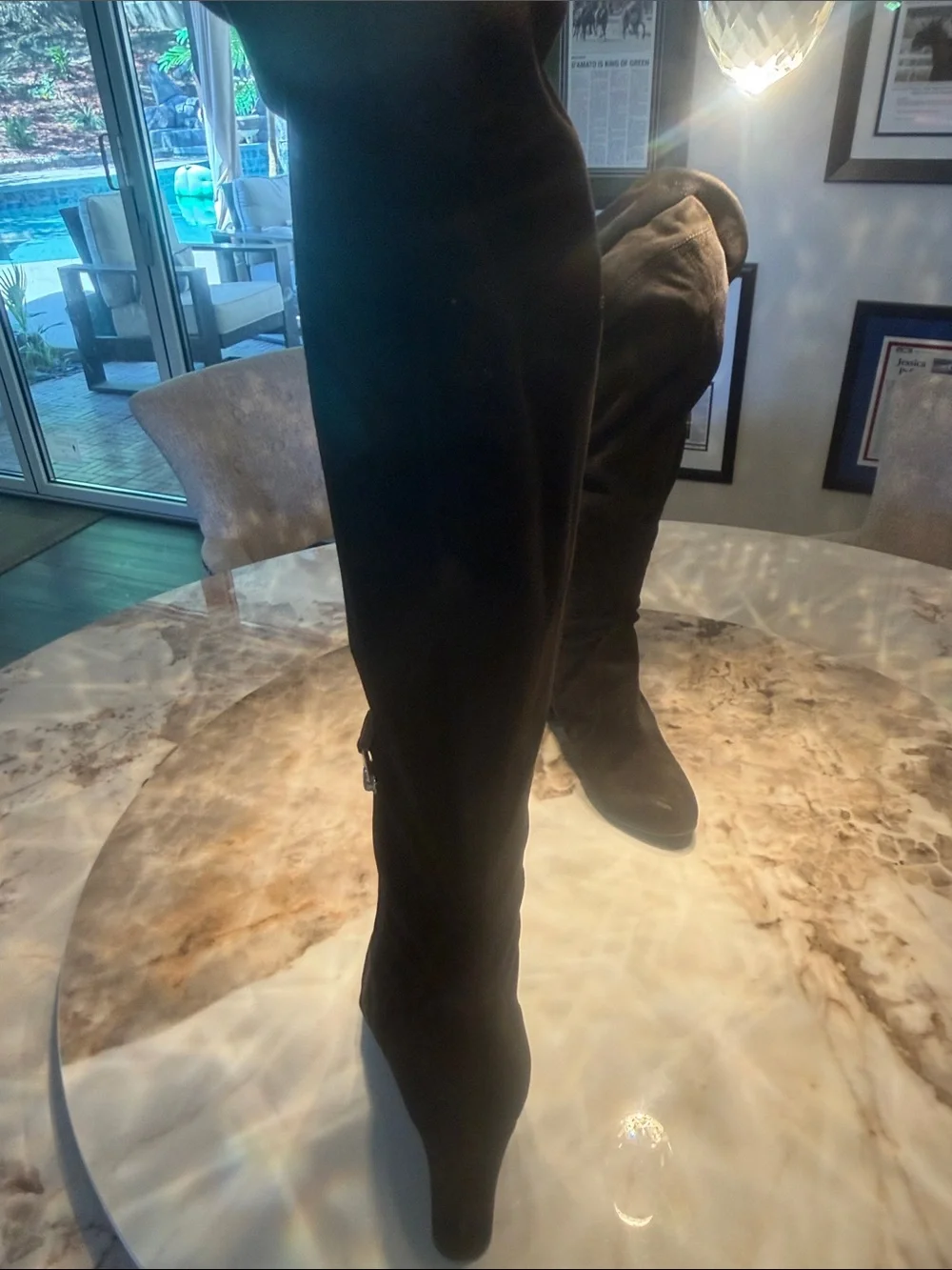 Sam Edelman Black Over-the-Knee Slouch Boots